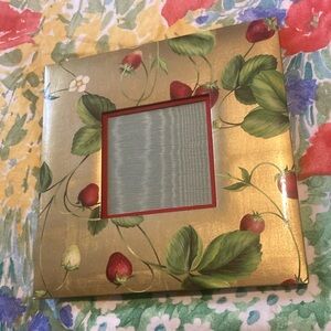 Caspari Strawberry Picture Frame